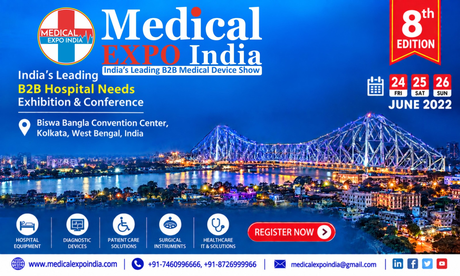 8th Medical Expo India 2022, Kolkata